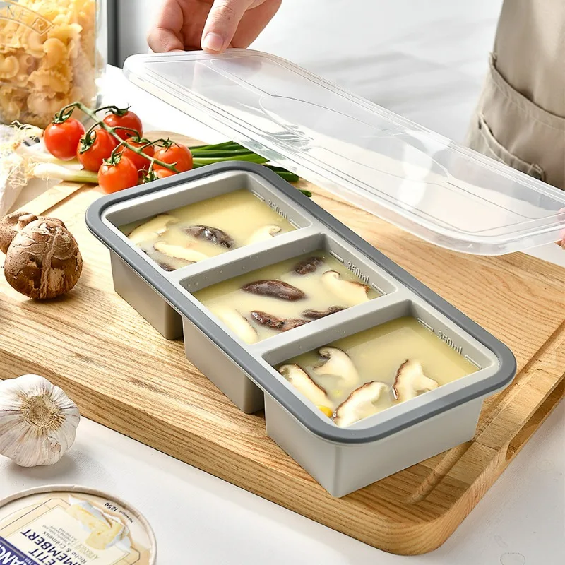 แม่พิมพ์ทำน้ำแข็งก้อนใหญ่-ซุป, - Meal Prep Container บทวิจารณ์และราคา
