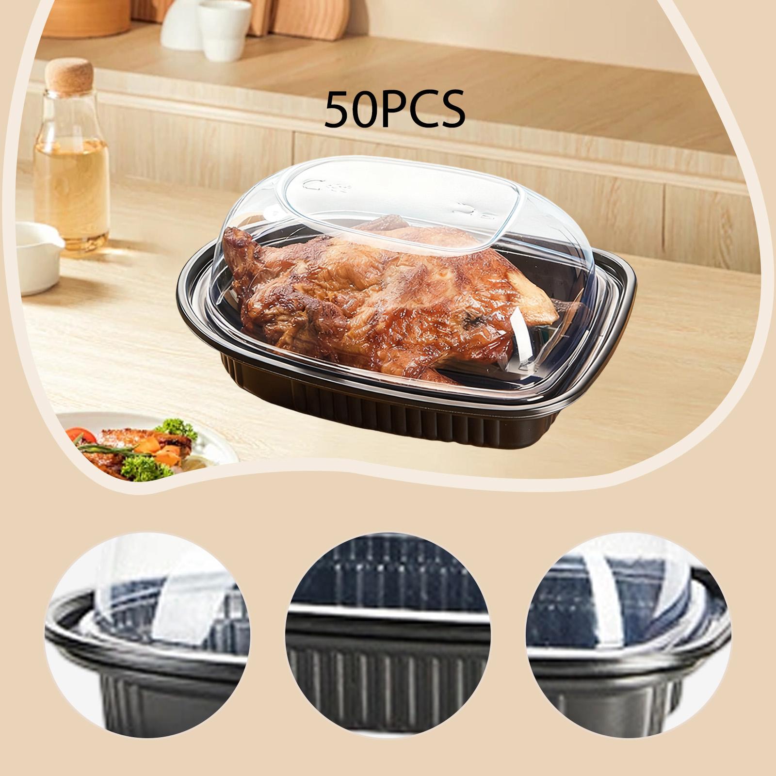 กล่องใส่ไก่ย่างแบบใช้แล้วทิ้ง  - Meal Prep With Rotisserie Chicken บทวิจารณ์และราคา