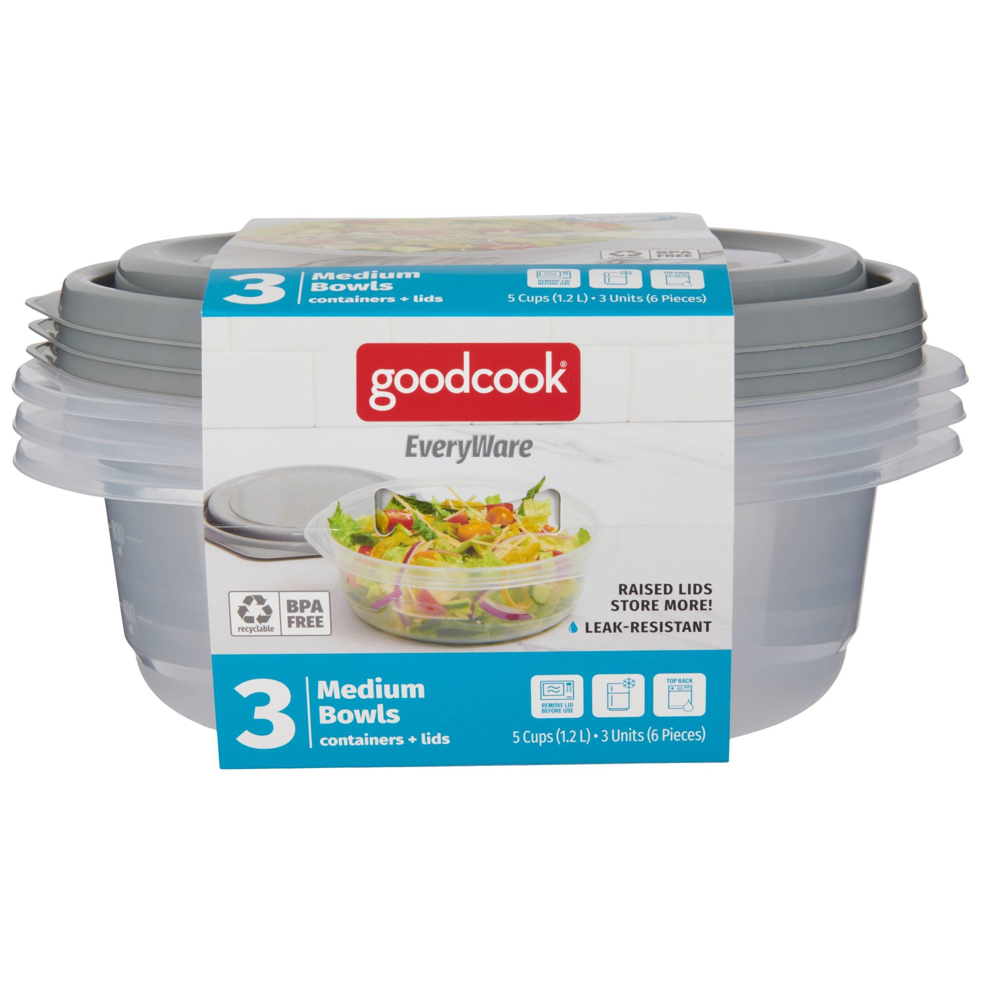 ชุดภาชนะเก็บอาหารทรงกลม 6 ชิ้น - Meal Prep Bowl บทวิจารณ์และราคา
