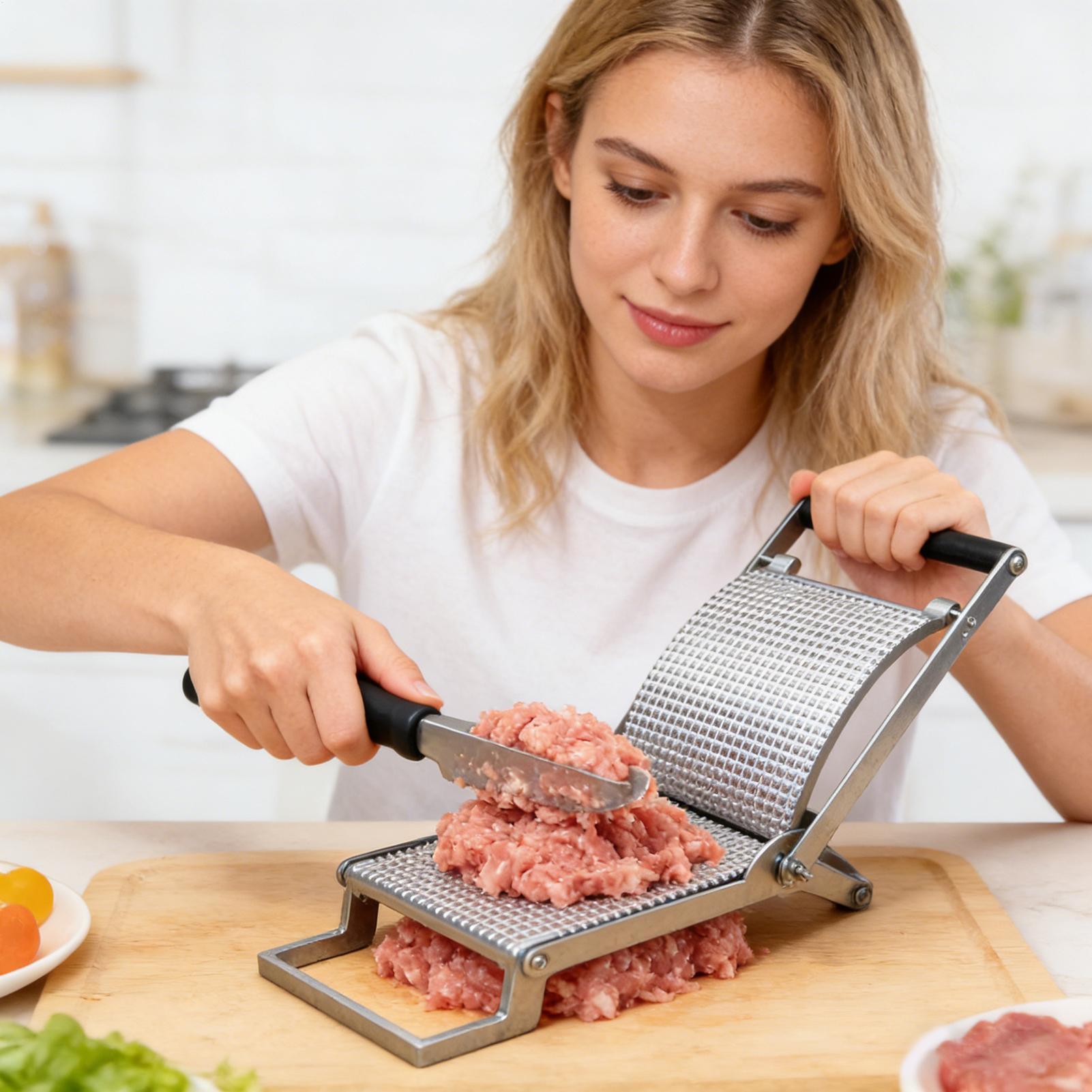 เครื่องนวดเนื้อสแตนเลสแบบใช้มื - Meal Prep Chicken บทวิจารณ์และราคา