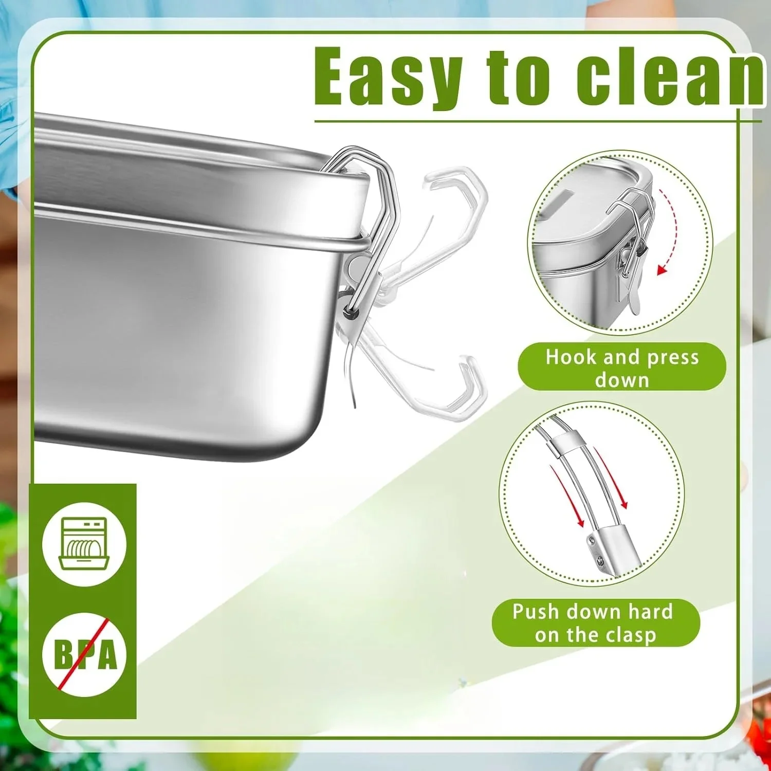 กล่องอาหารกลางวันสแตนเลสสําหรั - Meal Prep Container บทวิจารณ์และราคา