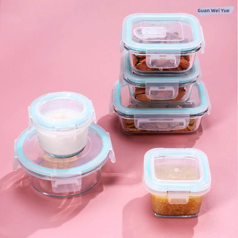   ภาชนะบรรจุอาหารแก้วพร้อมฝาปิ - Meal Prep Glass Containers With Lids บทวิจารณ์และราคา