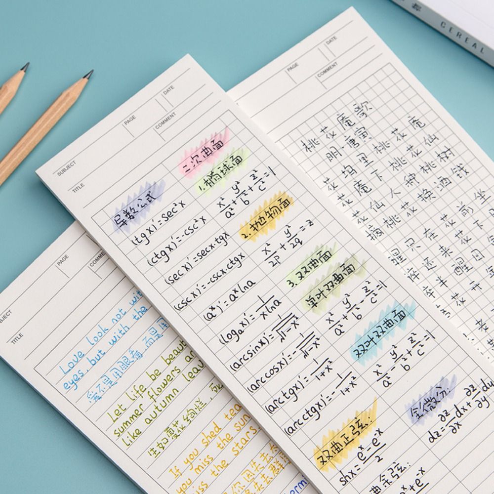 แผ่นจดบันทึกแบบยาวไม่เหนียวเหน - Meal Plan Notepad บทวิจารณ์และราคา