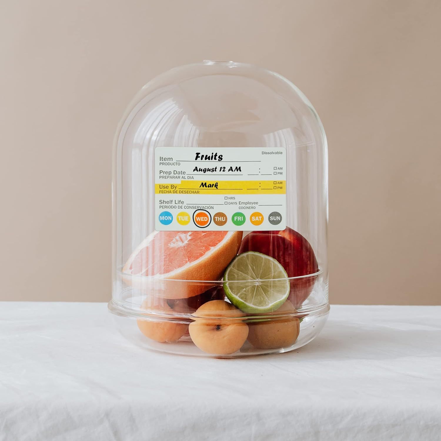 250 ชิ้น/ม้วน ป้ายวันที่อาหาร  - Meal Prep Jar บทวิจารณ์และราคา