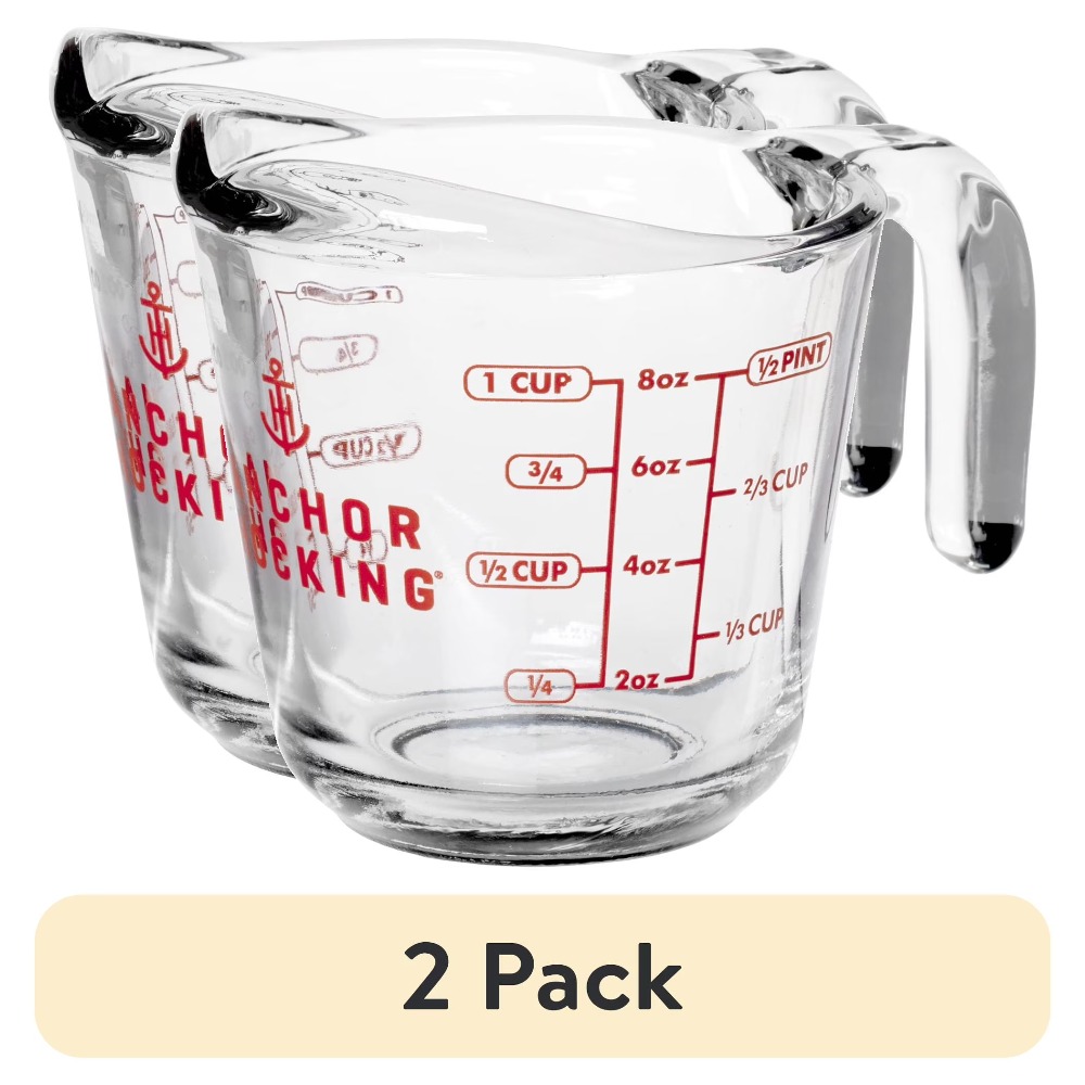 ชุดถ้วยตวงแก้ว 2 ชิ้น พร้อมด้า - Meal Prep Easy บทวิจารณ์และราคา
