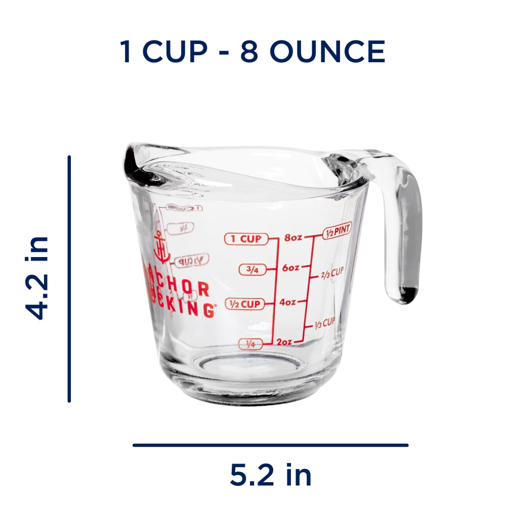ชุดถ้วยตวงแก้ว 2 ชิ้น พร้อมด้า - Meal Prep Easy บทวิจารณ์และราคา