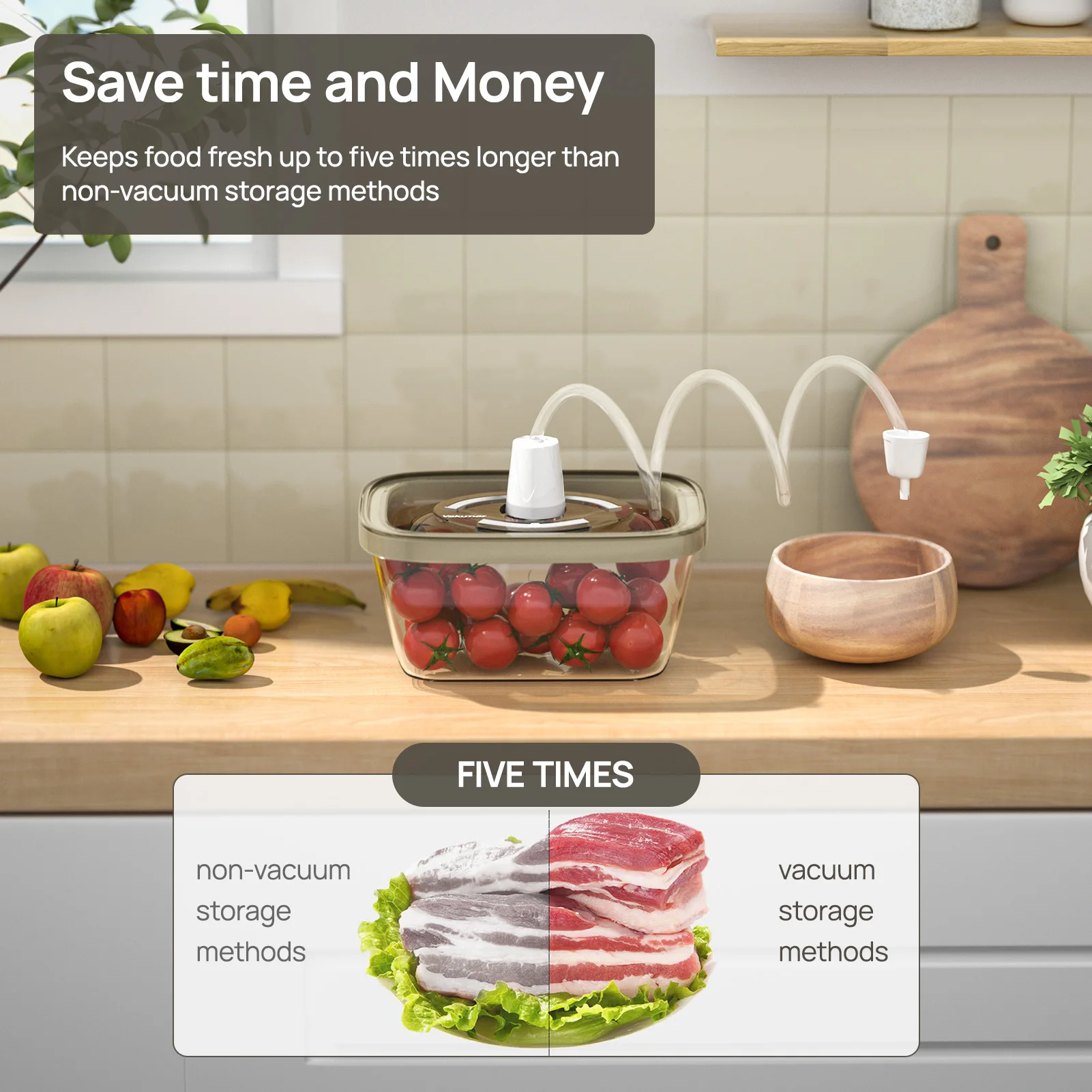Vakumar ภาชนะเก็บอาหารแก้วปิดผ - Meal Prep Glass Containers With Lids บทวิจารณ์และราคา