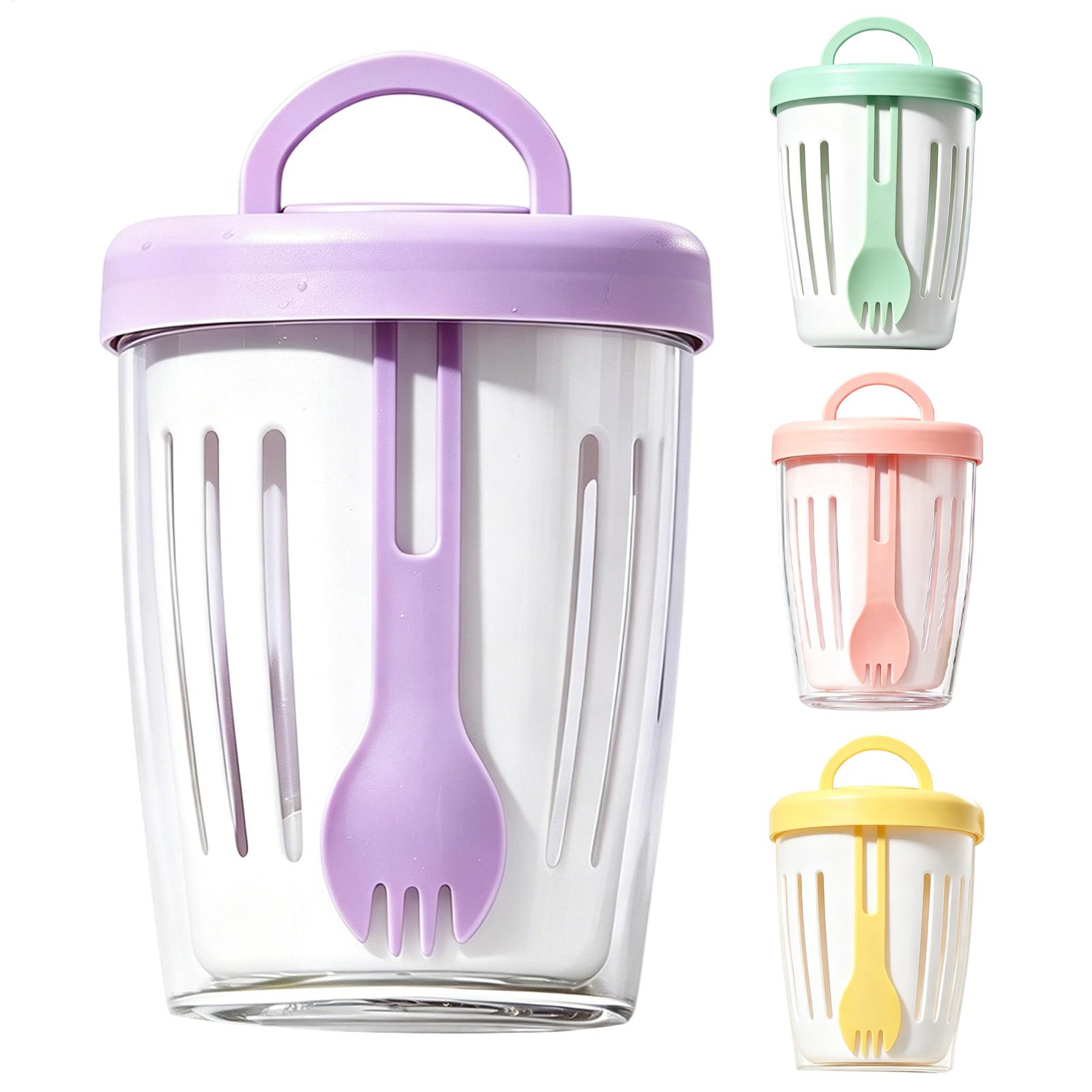 ถ้วยโยเกิร์ตพร้อมฝาปิด ถ้วยสลั - Meal Prep Jar บทวิจารณ์และราคา