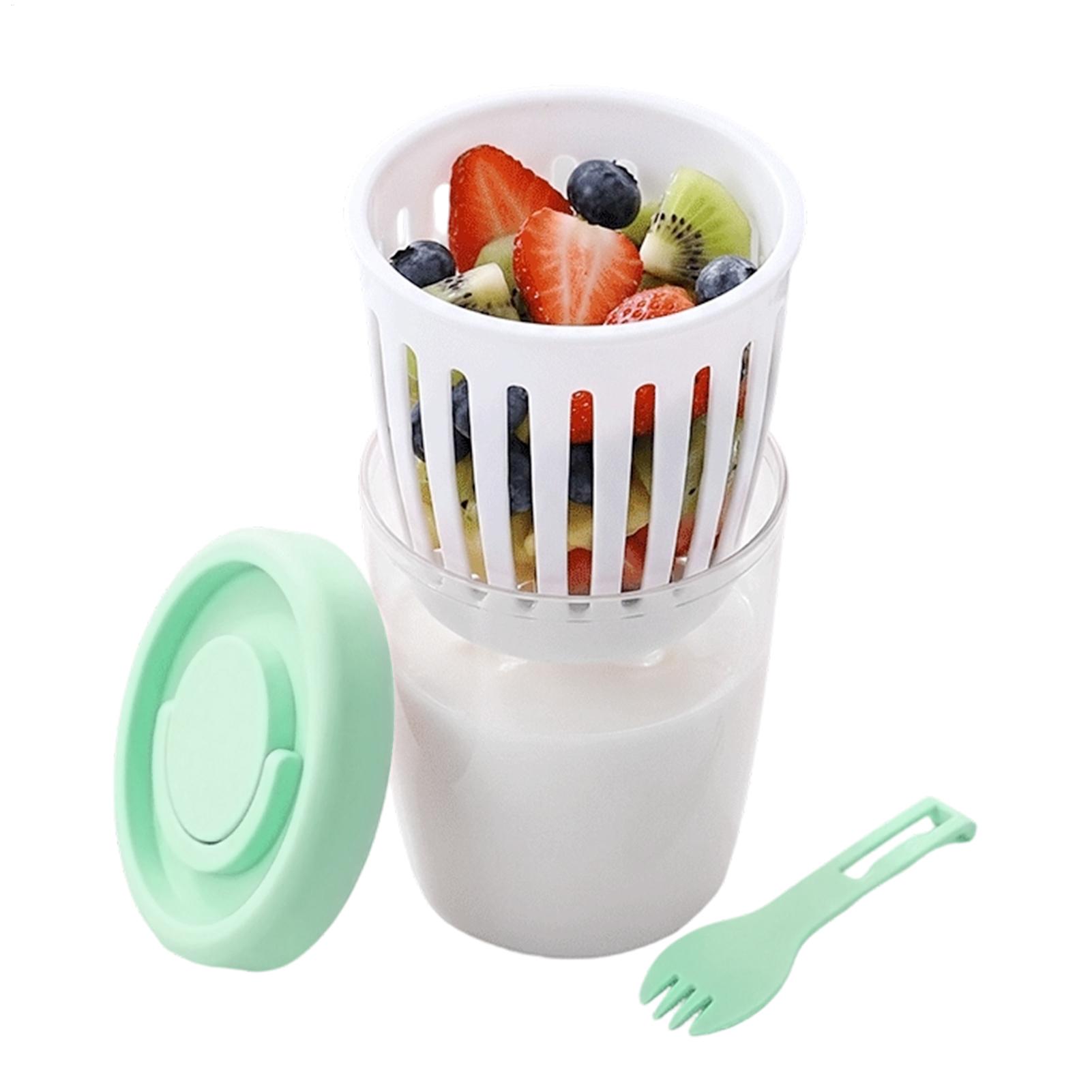 ถ้วยโยเกิร์ตพร้อมฝาปิด ถ้วยสลั - Meal Prep Jar บทวิจารณ์และราคา