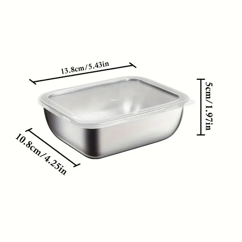 กล่องเก็บอาหารสแตนเลส 5 ชิ้น ก - Meal Prep List บทวิจารณ์และราคา