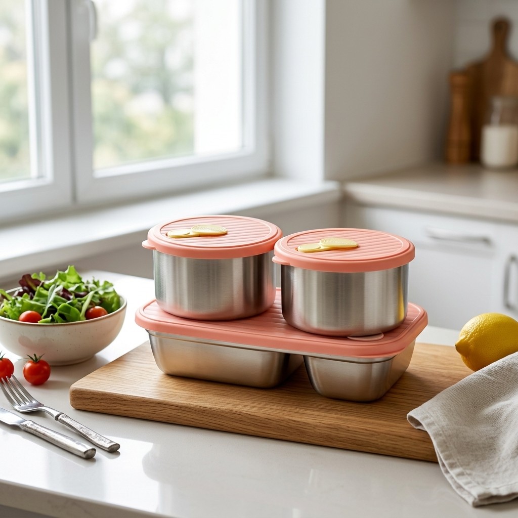 กล่องอาหารกลางวันสแตนเลส 304 ใ - Meal Prep Container บทวิจารณ์และราคา