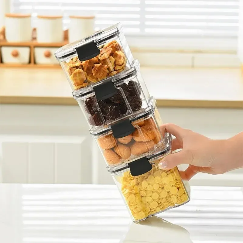 กล่องเก็บธัญพืชแบบปิดผนึก 1 ชิ - Meal Prep Jar บทวิจารณ์และราคา