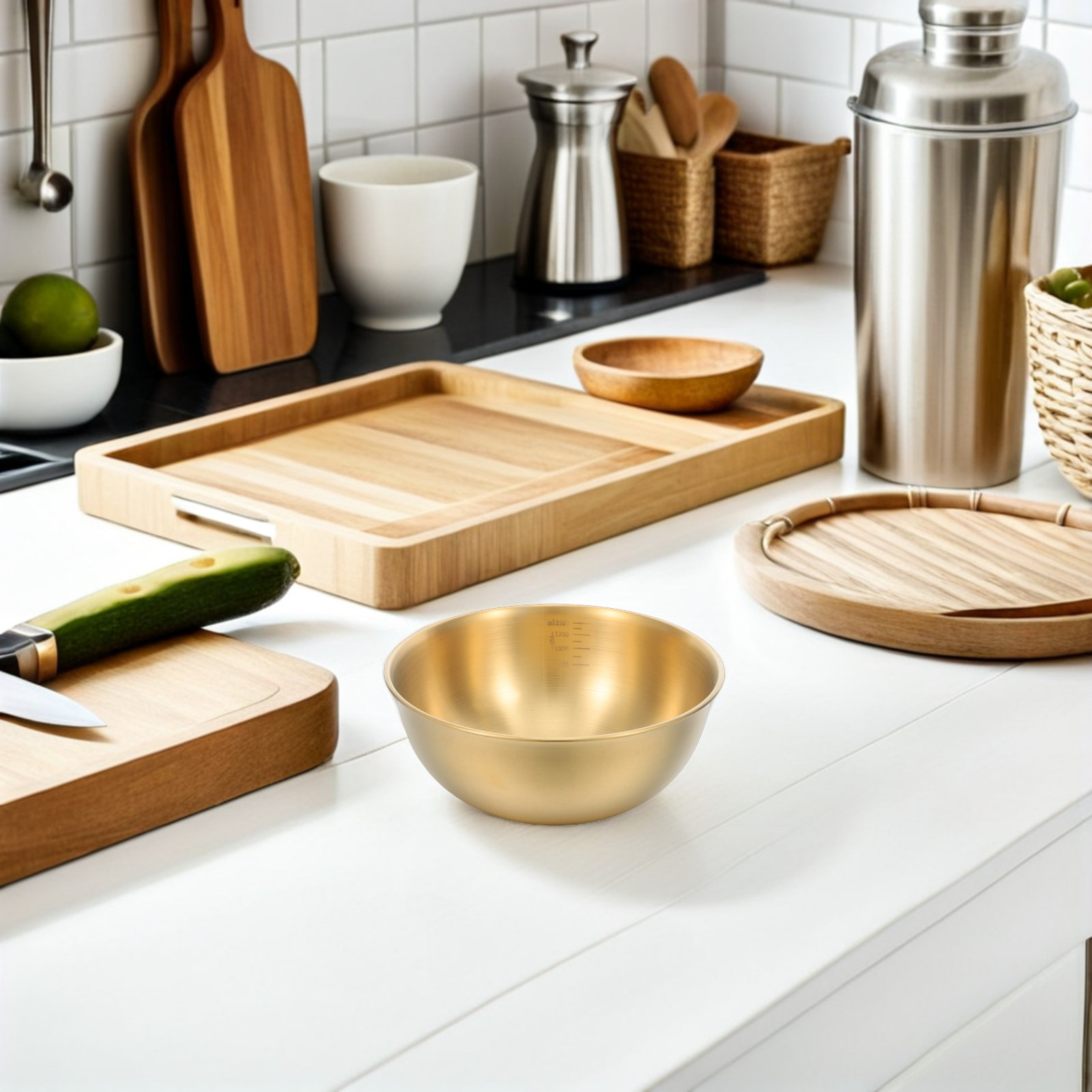 ชามผสมอาหารสแตนเลสขนาด 2100 มล - Meal Prep Bowl บทวิจารณ์และราคา