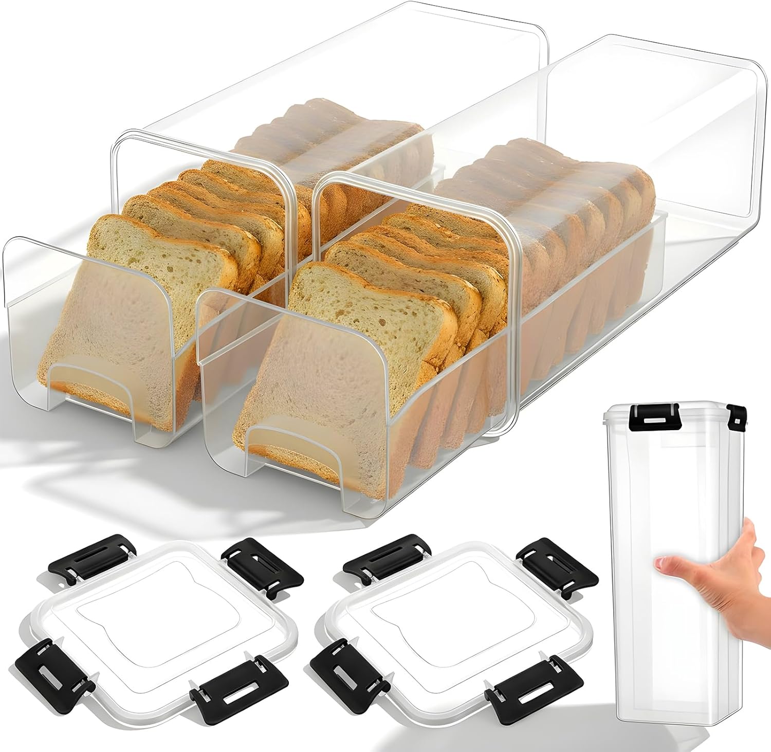 กล่องเก็บขนมปังพร้อมฝาปิดกันอา - Meal Prep Container บทวิจารณ์และราคา
