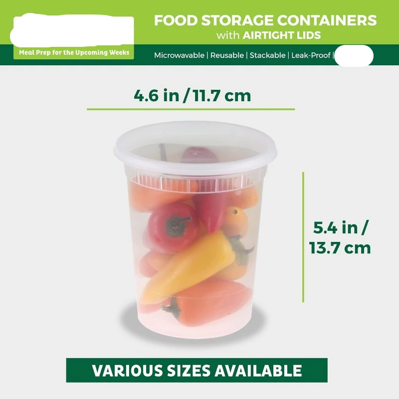 พร้อมฝาพลาสติกอาหารสำเร็จรูป,  - Meal Prep Container บทวิจารณ์และราคา