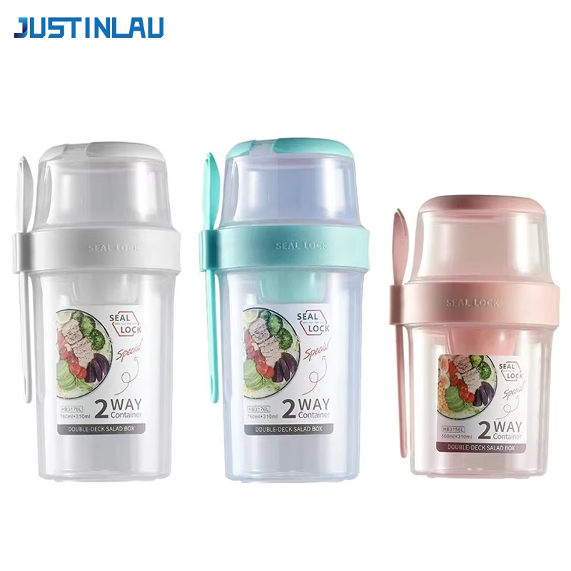 JUSTINLAU ถ้วยสลัดลดน้ำหนักแบบ - Meal Prep Jar บทวิจารณ์และราคา