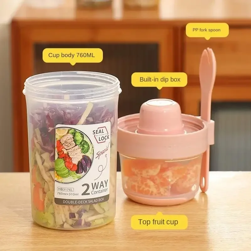 JUSTINLAU ถ้วยสลัดลดน้ำหนักแบบ - Meal Prep Jar บทวิจารณ์และราคา