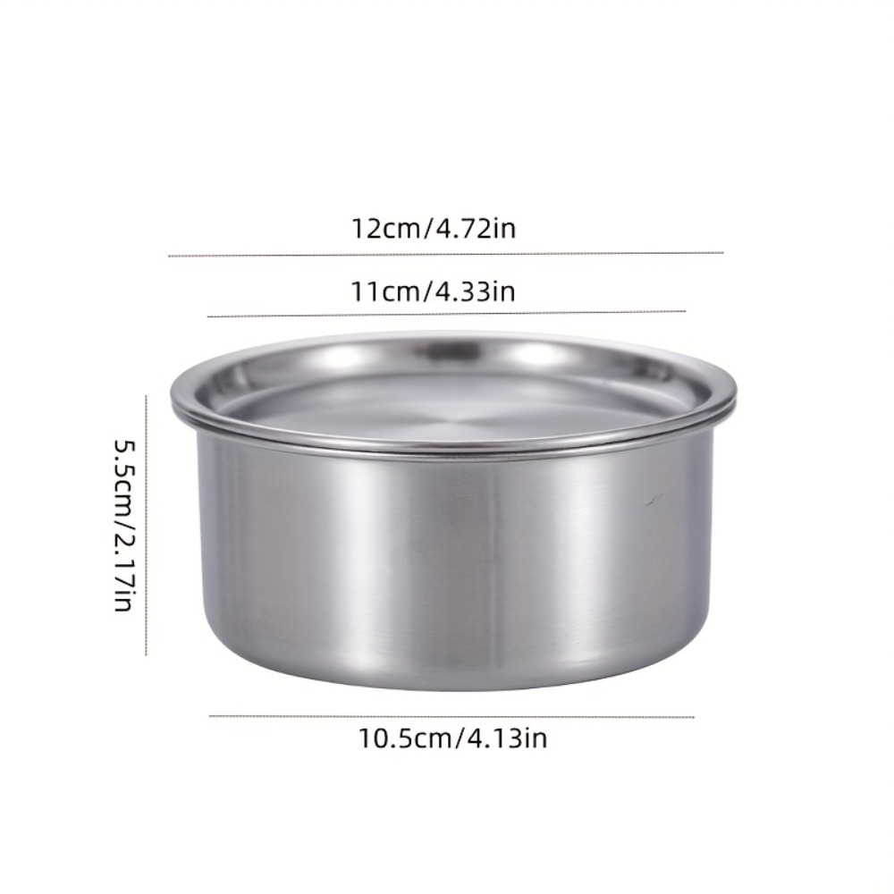 ถ้วยสแตนเลส 304 พร้อมฝาปิด สำห - Meal Prep Bowl บทวิจารณ์และราคา