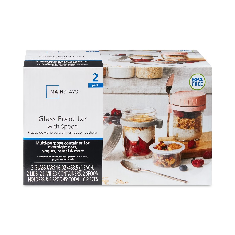 ขวดใส่อาหารและภาชนะใส่พาร์เฟต์ - Meal Prep Jar บทวิจารณ์และราคา