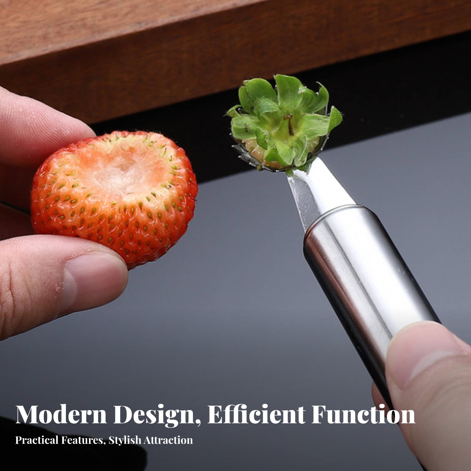 ที่ปอกเปลือกสตรอว์เบอร์รีอเนกป - Strawberry Huller บทวิจารณ์และราคา