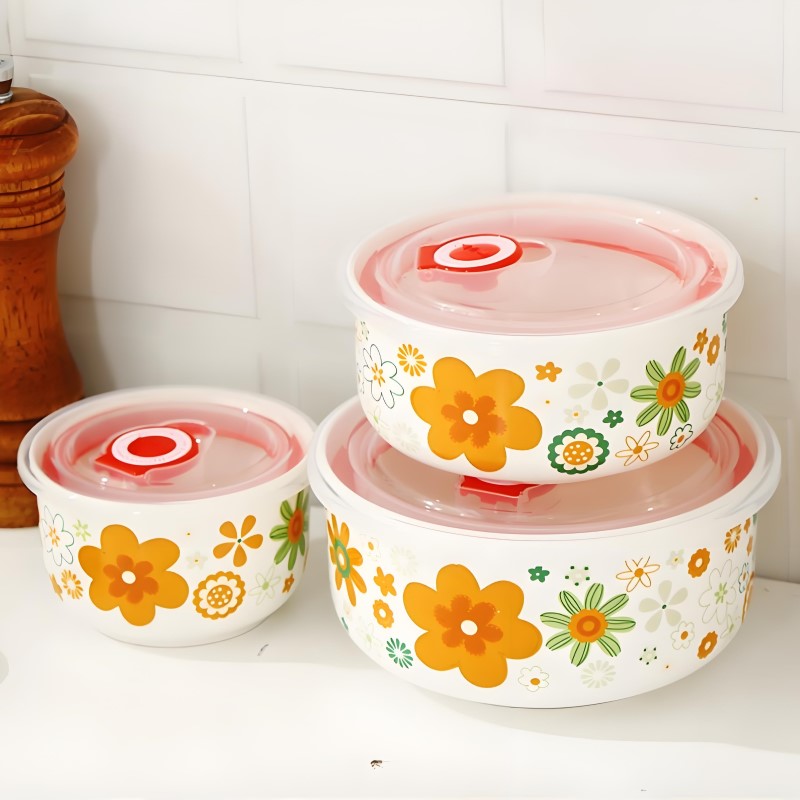 สามชิ้นชุด,Fine กระเบื้องจีนกล - Meal Prep Bowl บทวิจารณ์และราคา