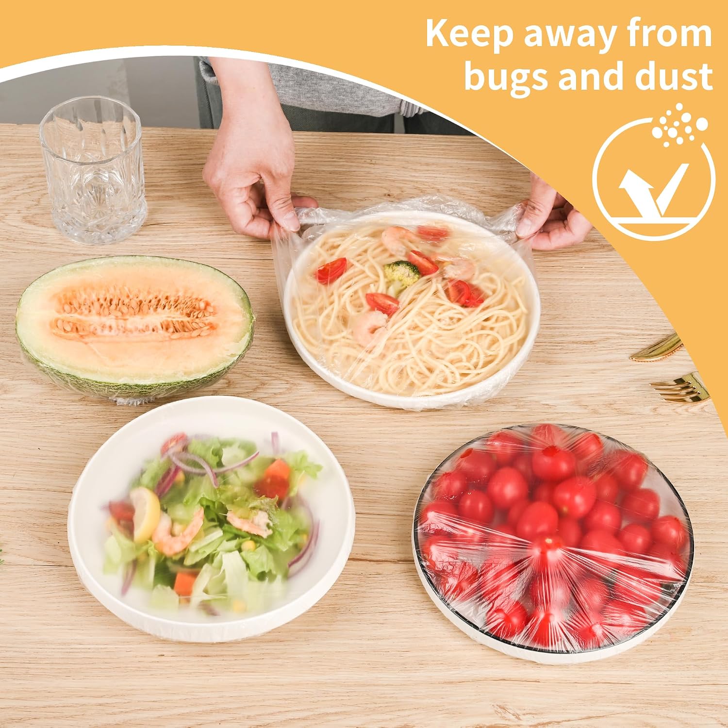 พลาสติกแรปยืดหยุ่นขนาดใหญ่สำหร - Meal Prep List บทวิจารณ์และราคา
