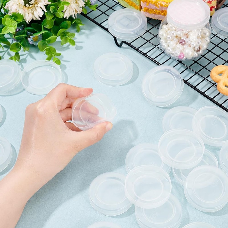 48 ชิ้น 2 นิ้วโยเกิร์ต Jar ฝาป - Meal Prep Jar บทวิจารณ์และราคา