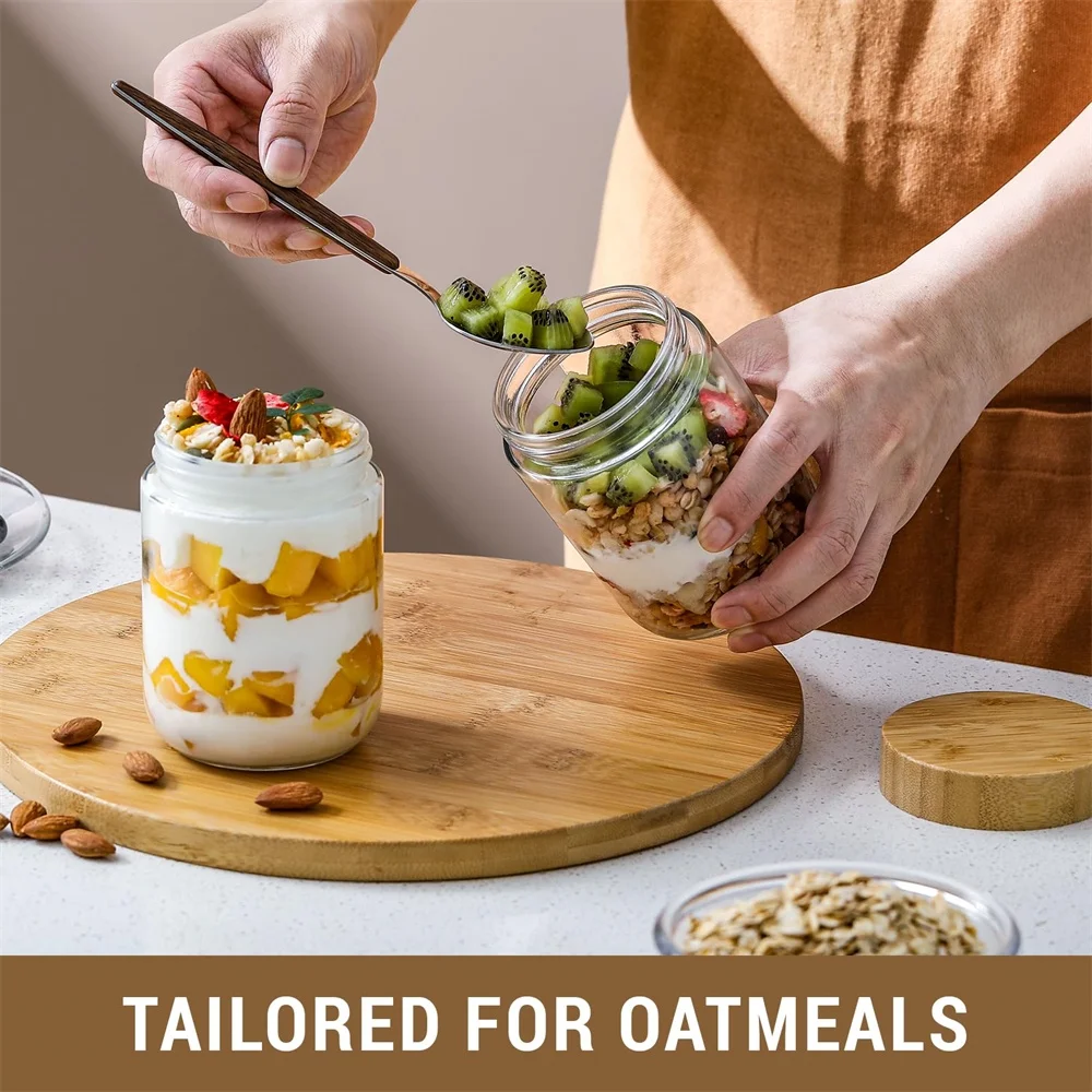 ชุดภาชนะใส่โอ๊ตมีลแบบค้างคืน ข - Meal Prep Glass Containers With Lids บทวิจารณ์และราคา