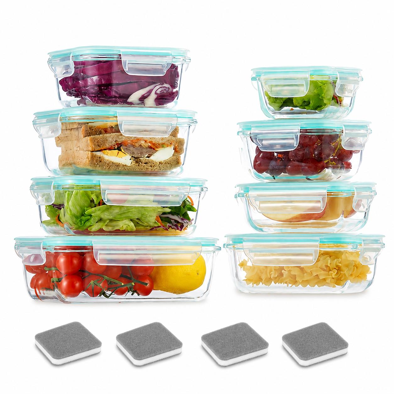 ชุดภาชนะเก็บอาหารแก้วปิดผนึก 1 - Meal Prep Glass Containers With Lids บทวิจารณ์และราคา
