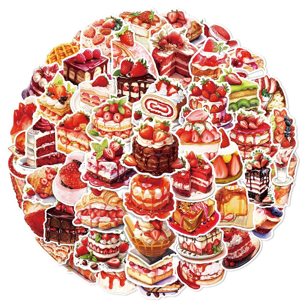 50PCS เค้กสตรอเบอร์รี่ขนมเค้ก  - Strawberry Huller บทวิจารณ์และราคา
