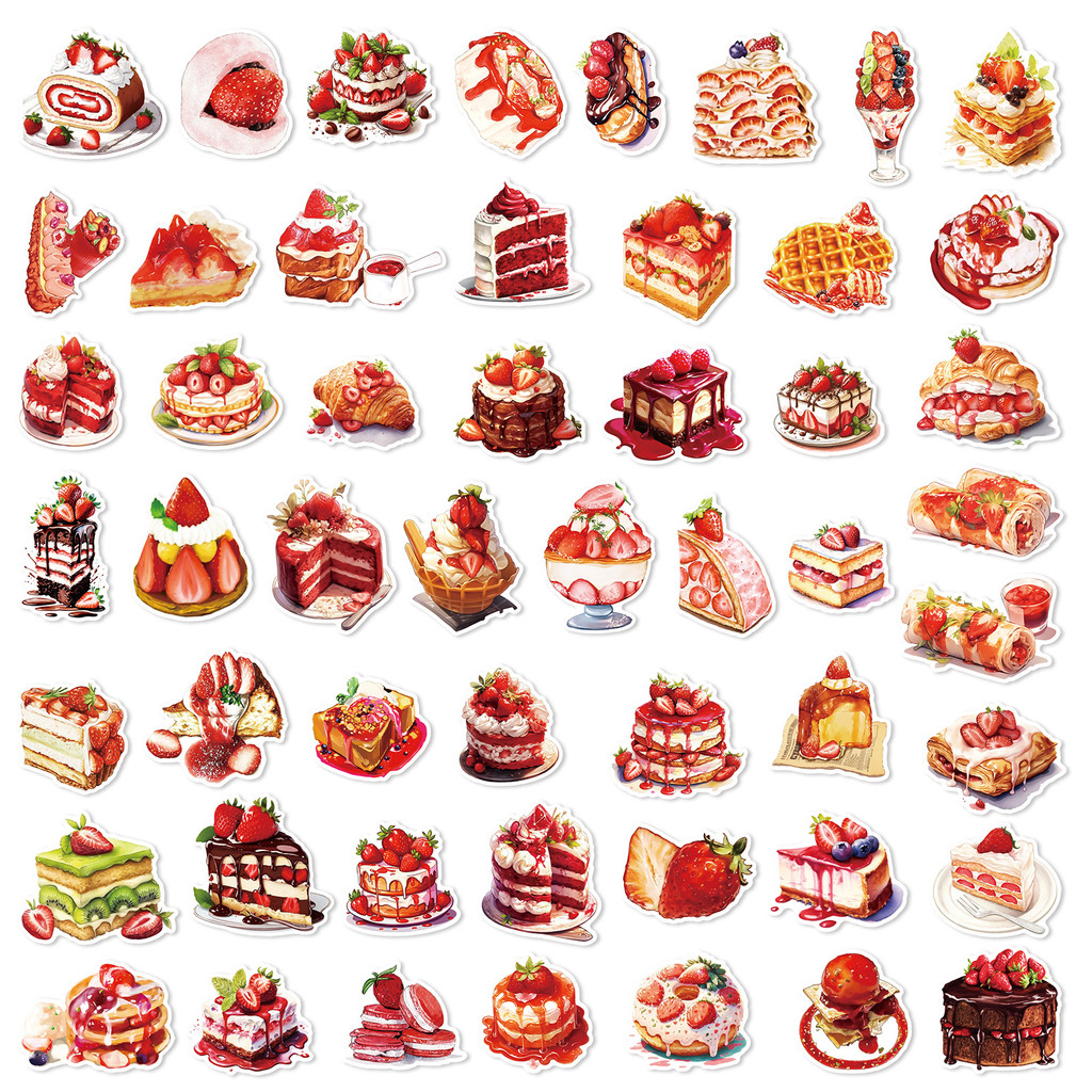 50PCS เค้กสตรอเบอร์รี่ขนมเค้ก  - Strawberry Huller บทวิจารณ์และราคา