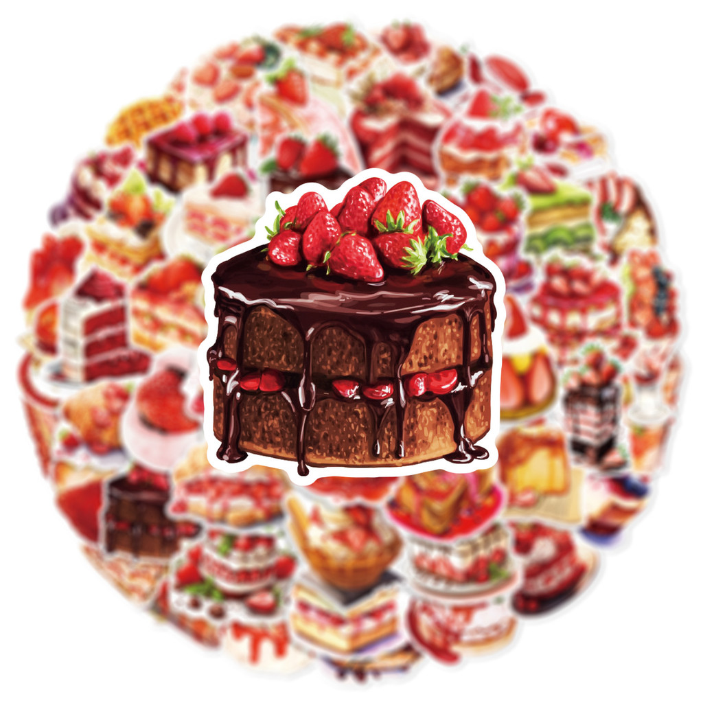50PCS เค้กสตรอเบอร์รี่ขนมเค้ก  - Strawberry Huller บทวิจารณ์และราคา