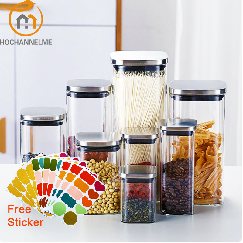ปิดผนึกขวดแก้วพร้อมฝาสำหรับกาแ - Meal Prep Glass Containers With Lids บทวิจารณ์และราคา