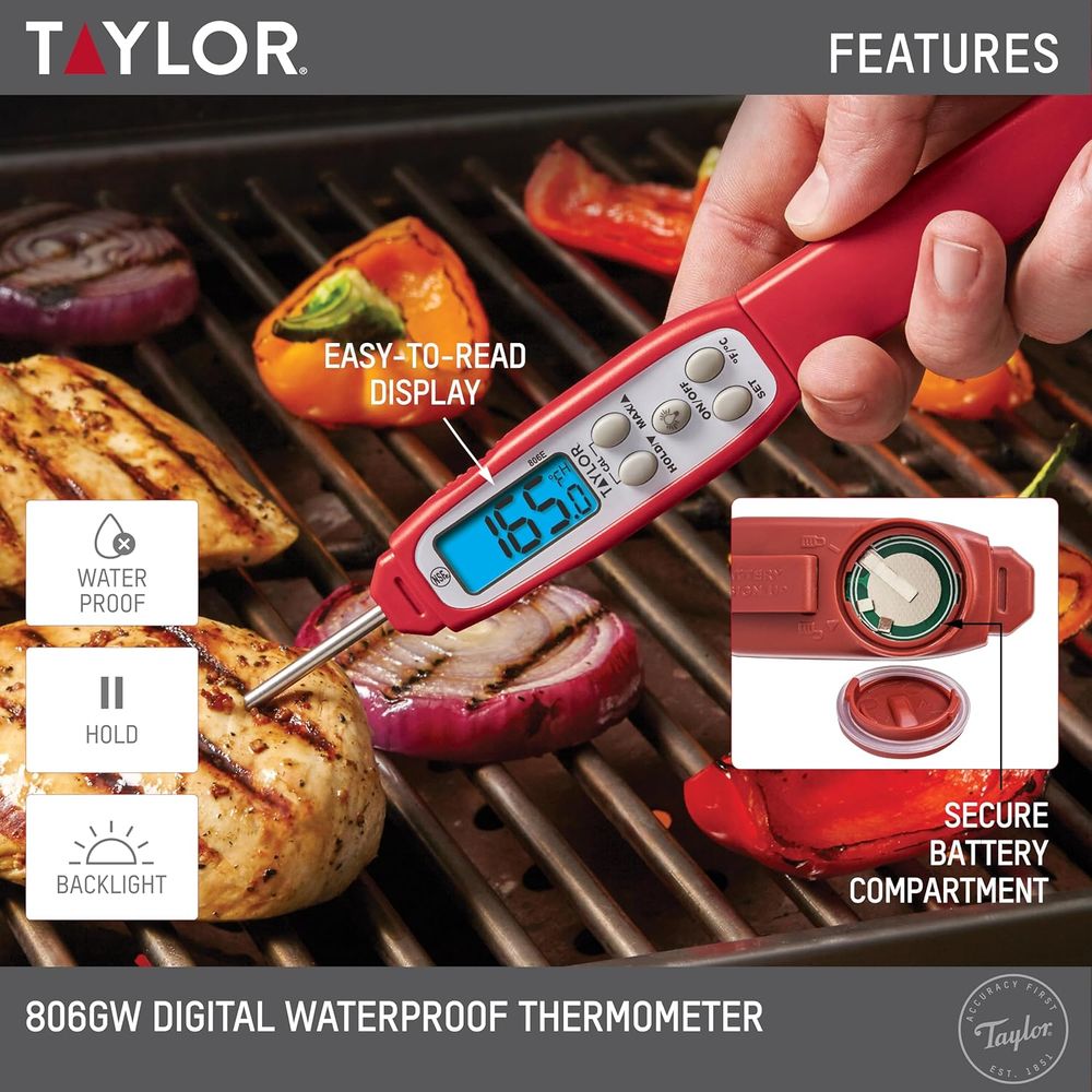 เครื่องวัดอุณหภูมิเนื้อแบบดิจิ - Meal Prep Chicken บทวิจารณ์และราคา