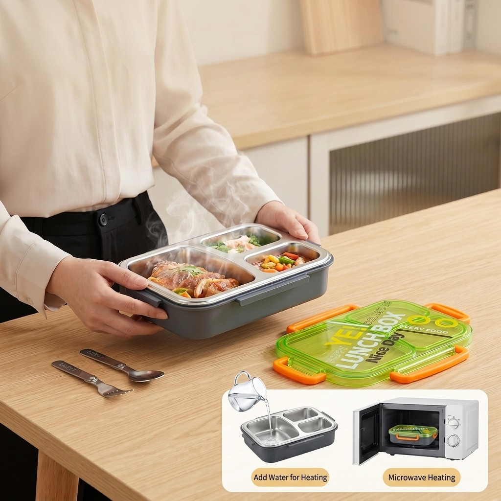 กล่องข้าวสแตนเลส 304 สำหรับเข้ - Meal Prep List บทวิจารณ์และราคา