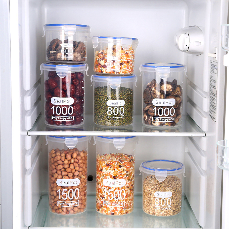 ขวดโหลปิดผนึกพร้อมสเกล 1-4 ชิ้ - Meal Prep Jar บทวิจารณ์และราคา