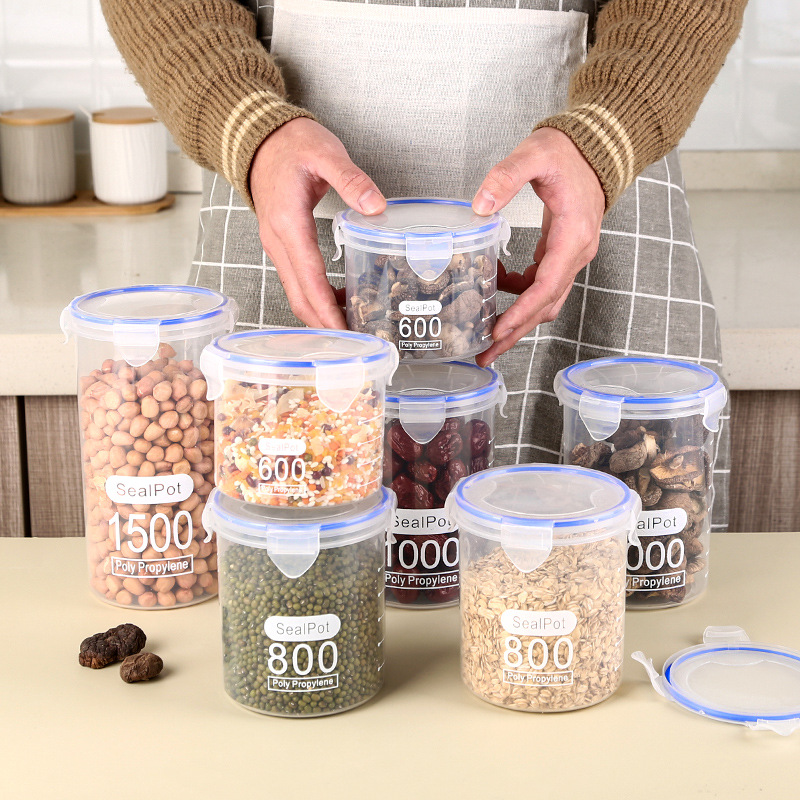 ขวดโหลปิดผนึกพร้อมสเกล 1-4 ชิ้ - Meal Prep Jar บทวิจารณ์และราคา