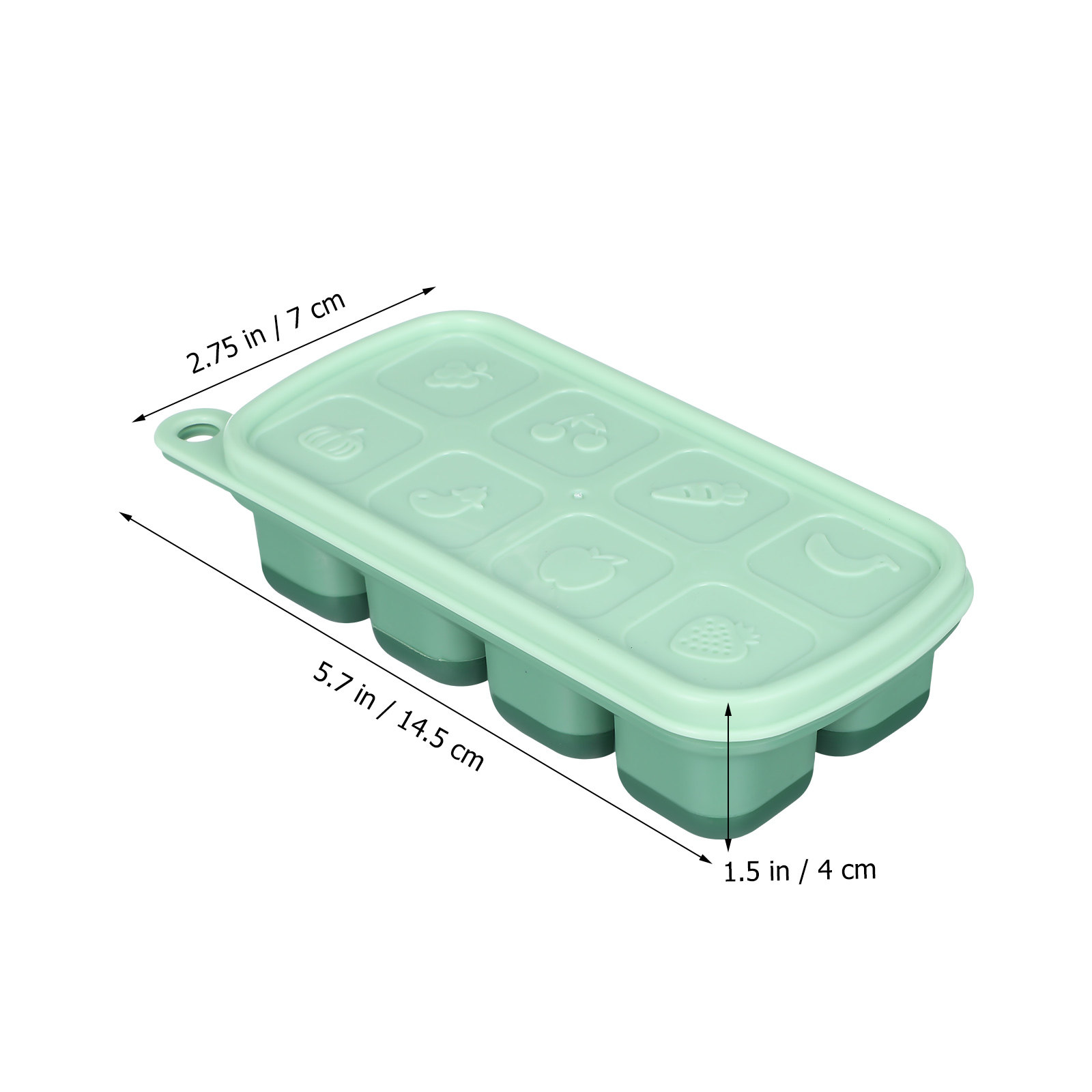 ถาดทำน้ำแข็งซิลิโคนพร้อมฝาปิด  - Meal Prep Easy บทวิจารณ์และราคา