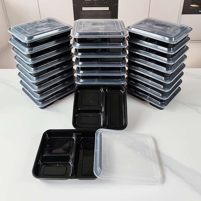 กล่องเตรียมอาหาร 3 ช่อง ขนาด 3 - Meal Prep List บทวิจารณ์และราคา